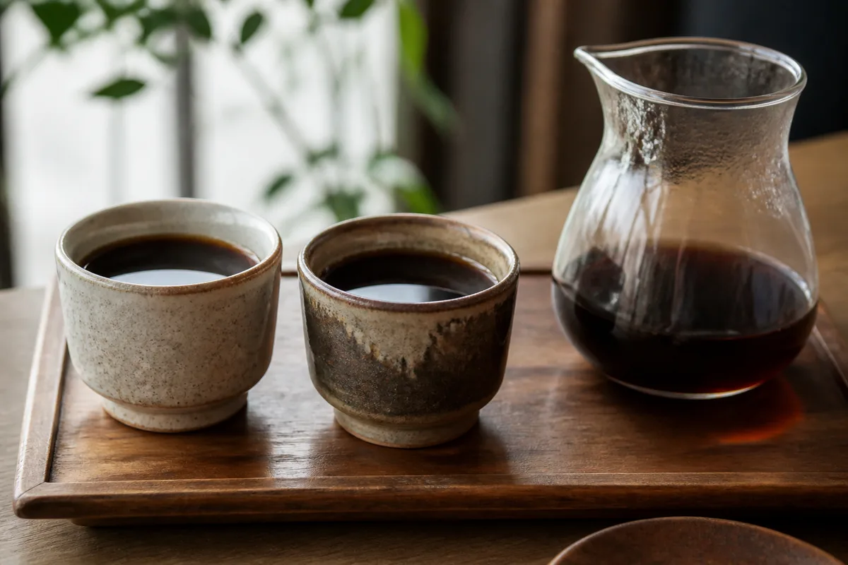 父の日 二種の豆の飲み比べ