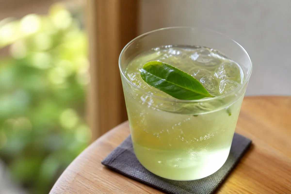 碾茶のクリアソーダ