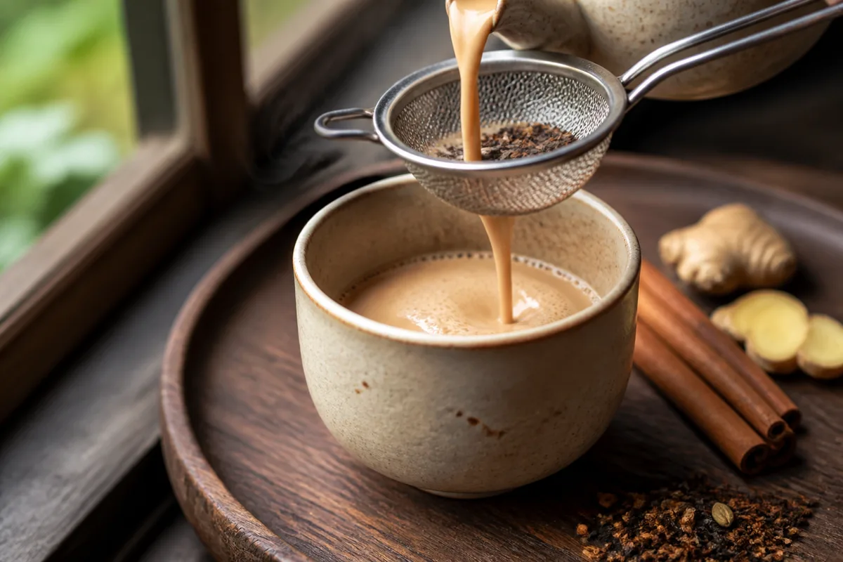ほうじ茶チャイモクテル