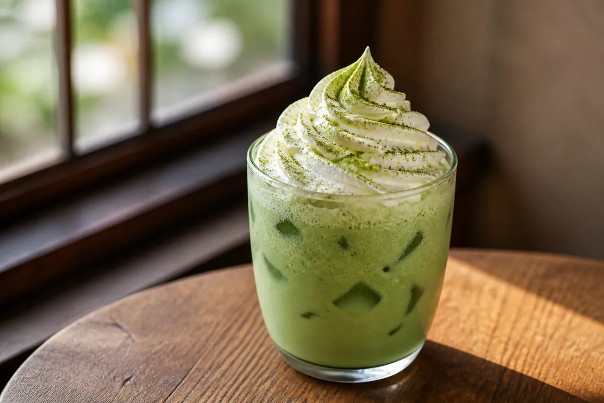 粉茶のグリーンフローズン