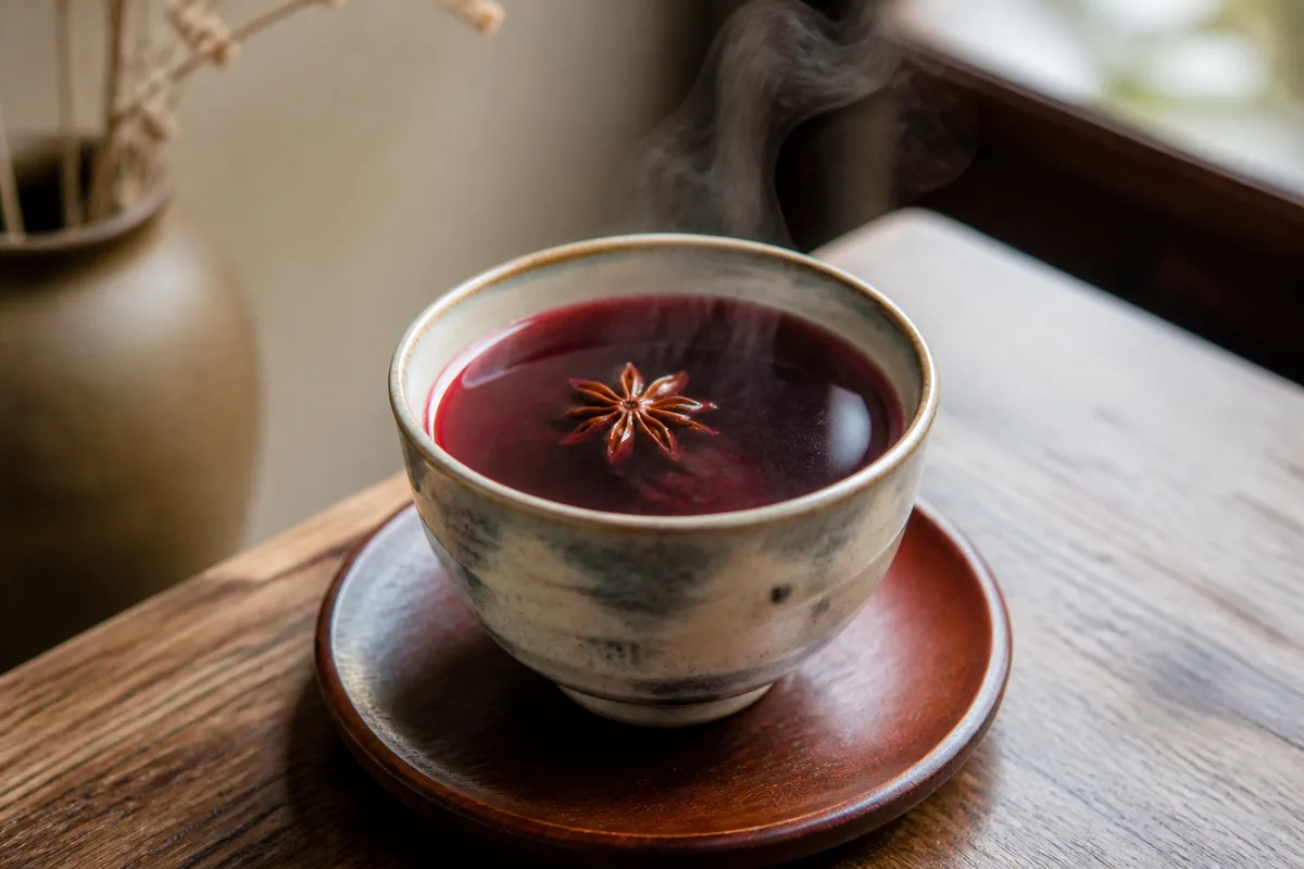 和紅茶のホットスパイスモクテル