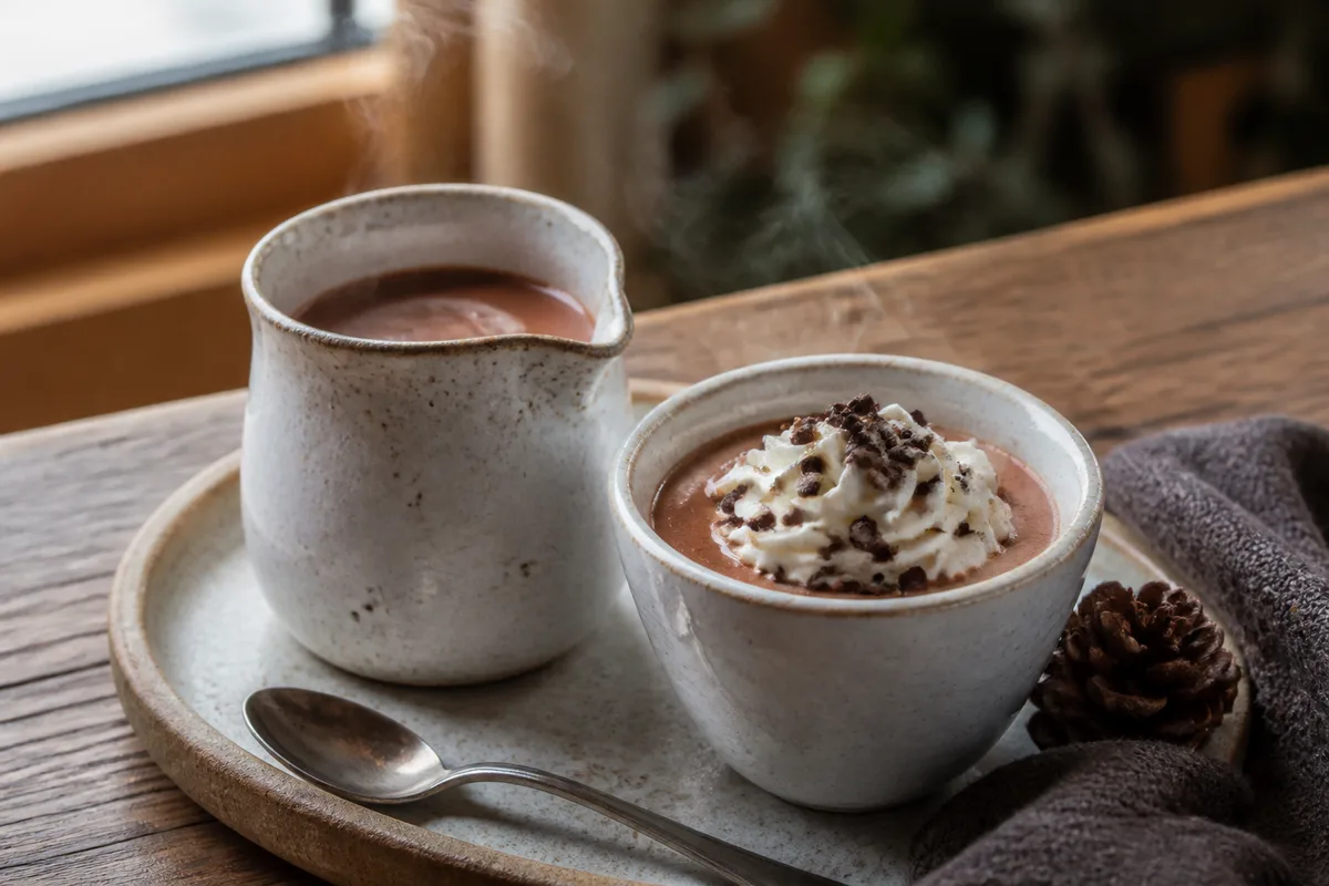 クリスマスのホットチョコレート