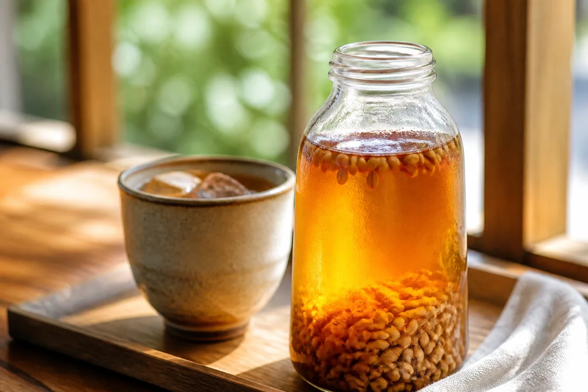 水出し麦茶のボトル