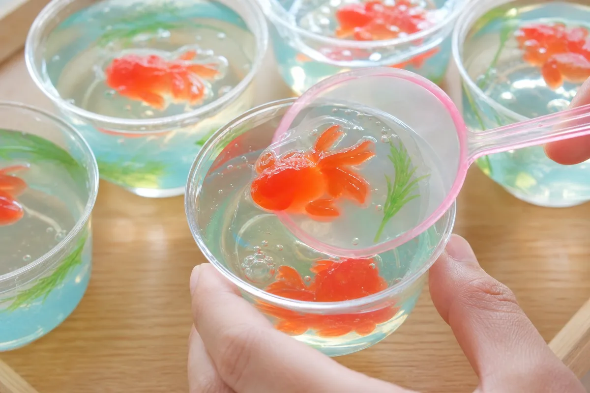金魚すくいゼリー