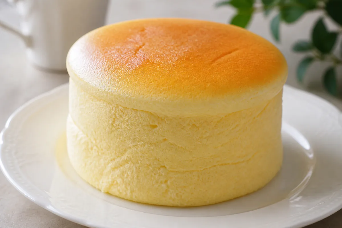たっぷんと揺れるスフレチーズケーキ