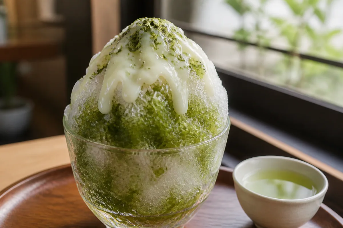 夏祭りのかき氷ティーモクテル